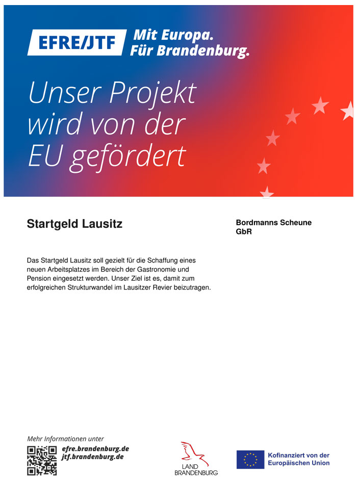 Unser Projekt wird von der EU gefördert